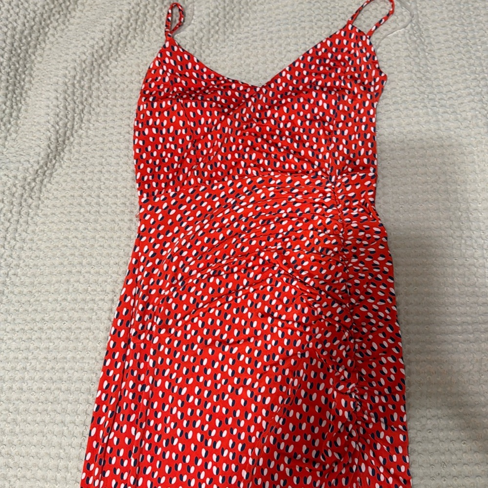 Summer dress , spaghetti shoulder straps , super soft material, size Small